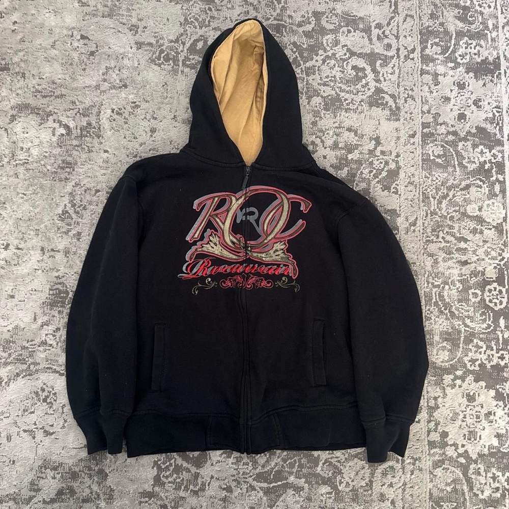 Rocawear Black Zip Hooded Jacket